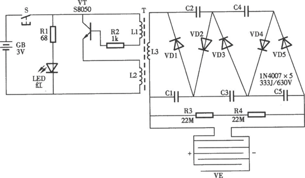 電蚊拍上的三極管