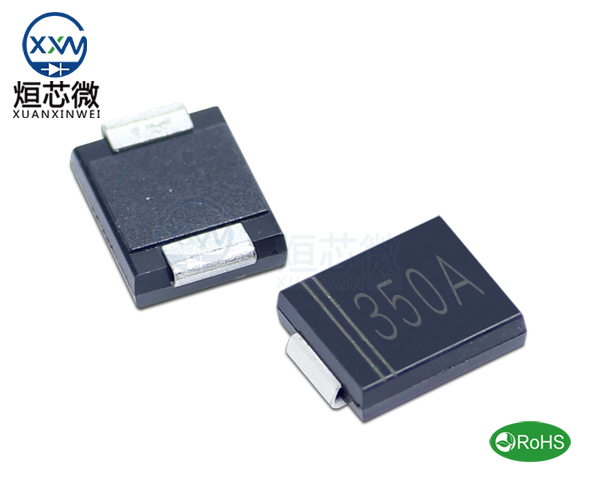 1.5SMC350A參數,TVS二極管1.5SMC350A瞬態抑制二極管