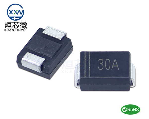 P6SMB30A參數,TVS二極管P6SMB30A瞬態(變)抑制二極管